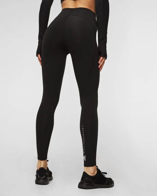 Leggings neri da donna Stella McCartney Asmc Tst 7/8