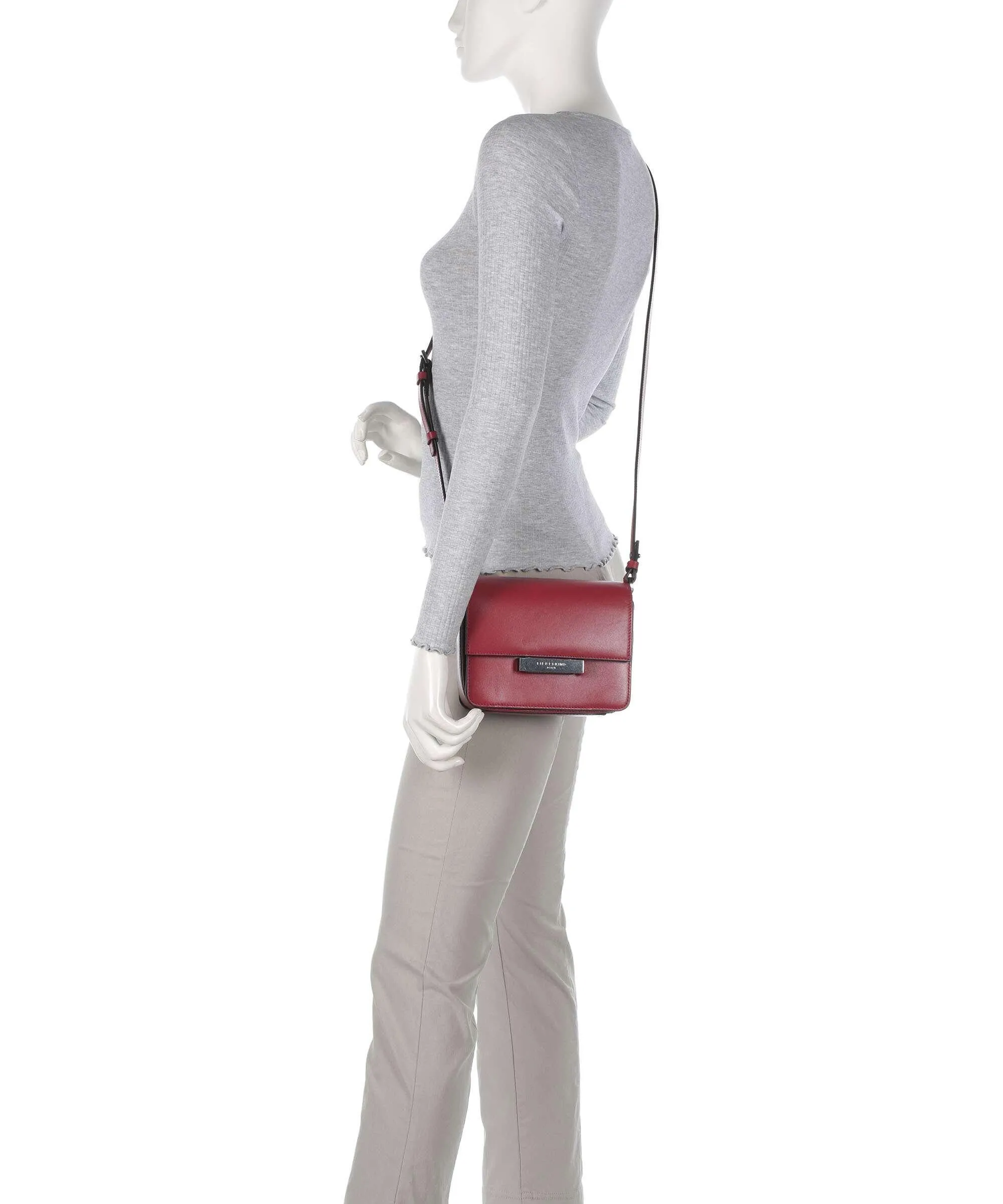  Liebeskind Alex Biker S Borsa a tracolla pelle bovina rosso  