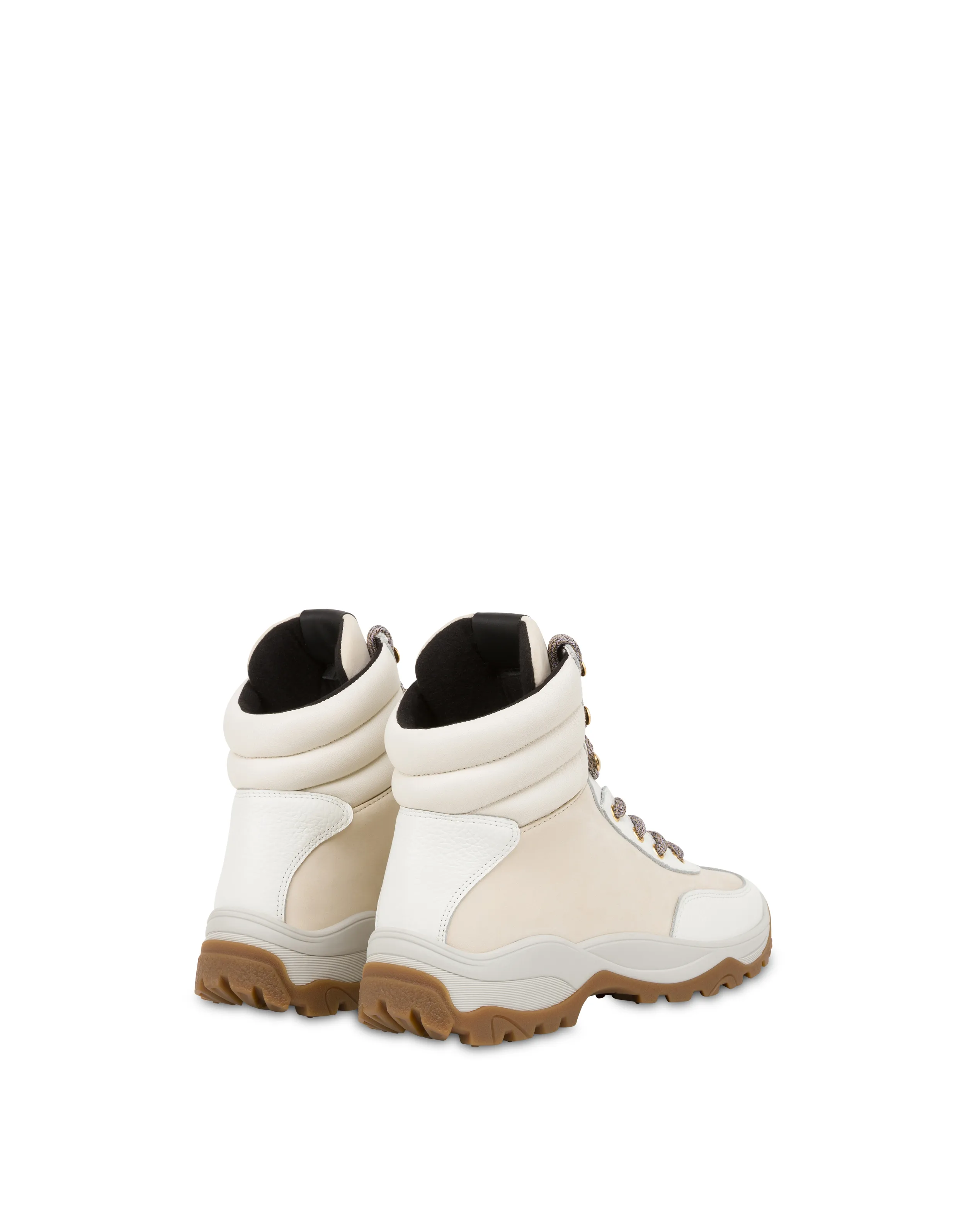     Linea Pollini Pedule Alte In Nabuk E Vitello Ice Cracker Ghiaccio/ghiaccio