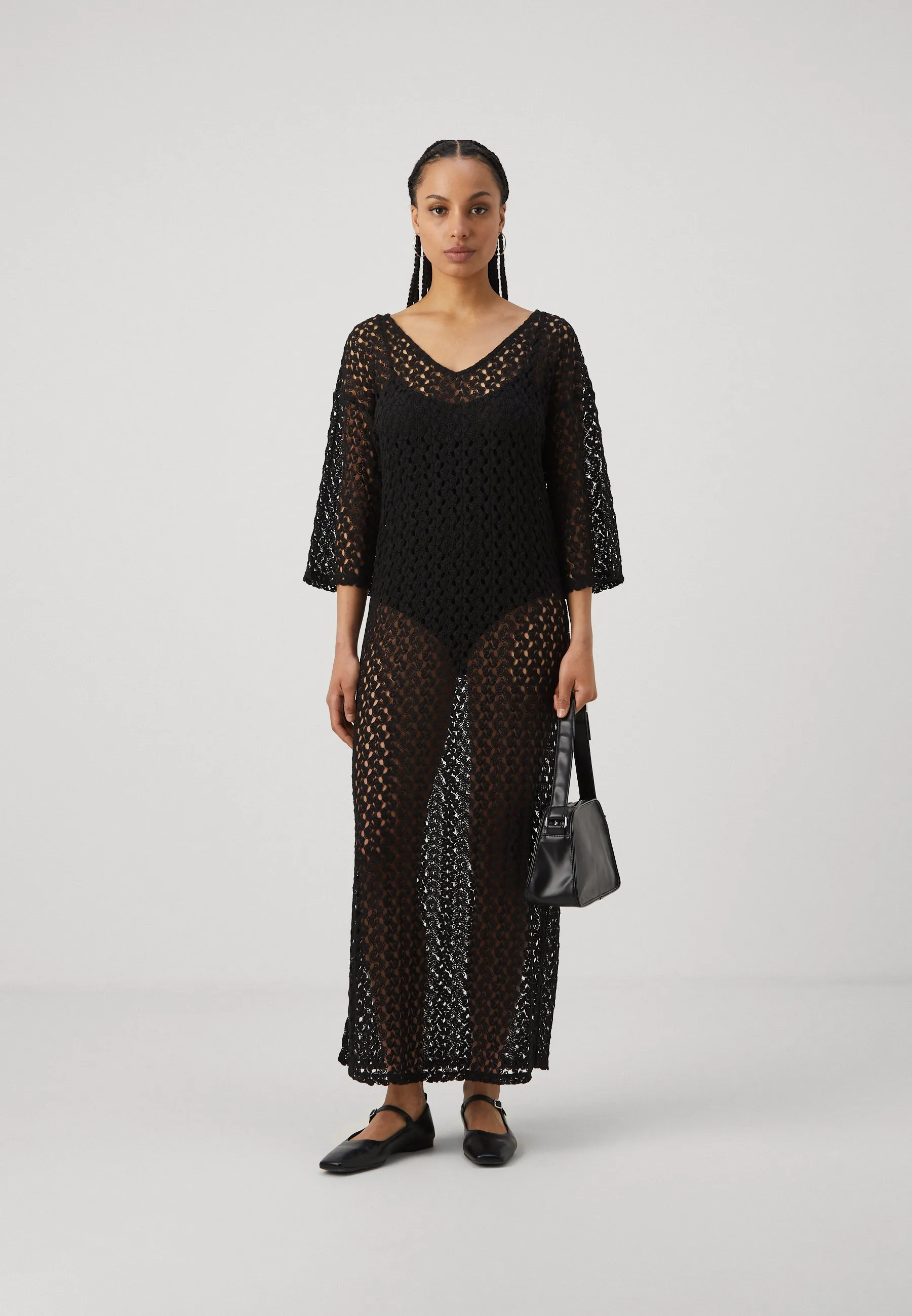 LION 3/4 V NECK  - Vestito lungo