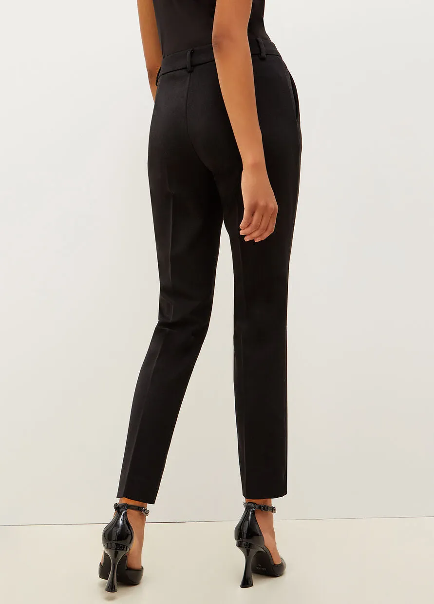 Liu Jo Twill Chino Trousers / Black