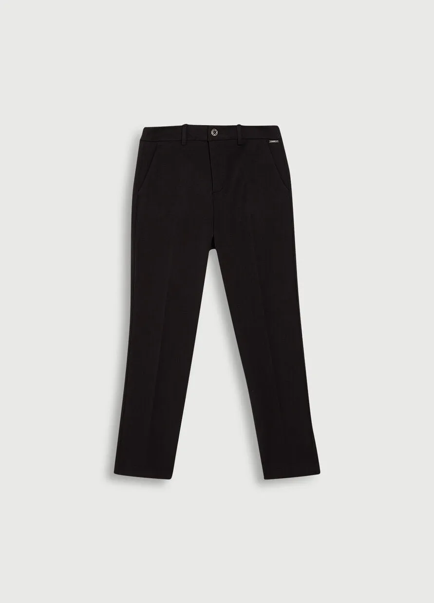 Liu Jo Twill Chino Trousers / Black
