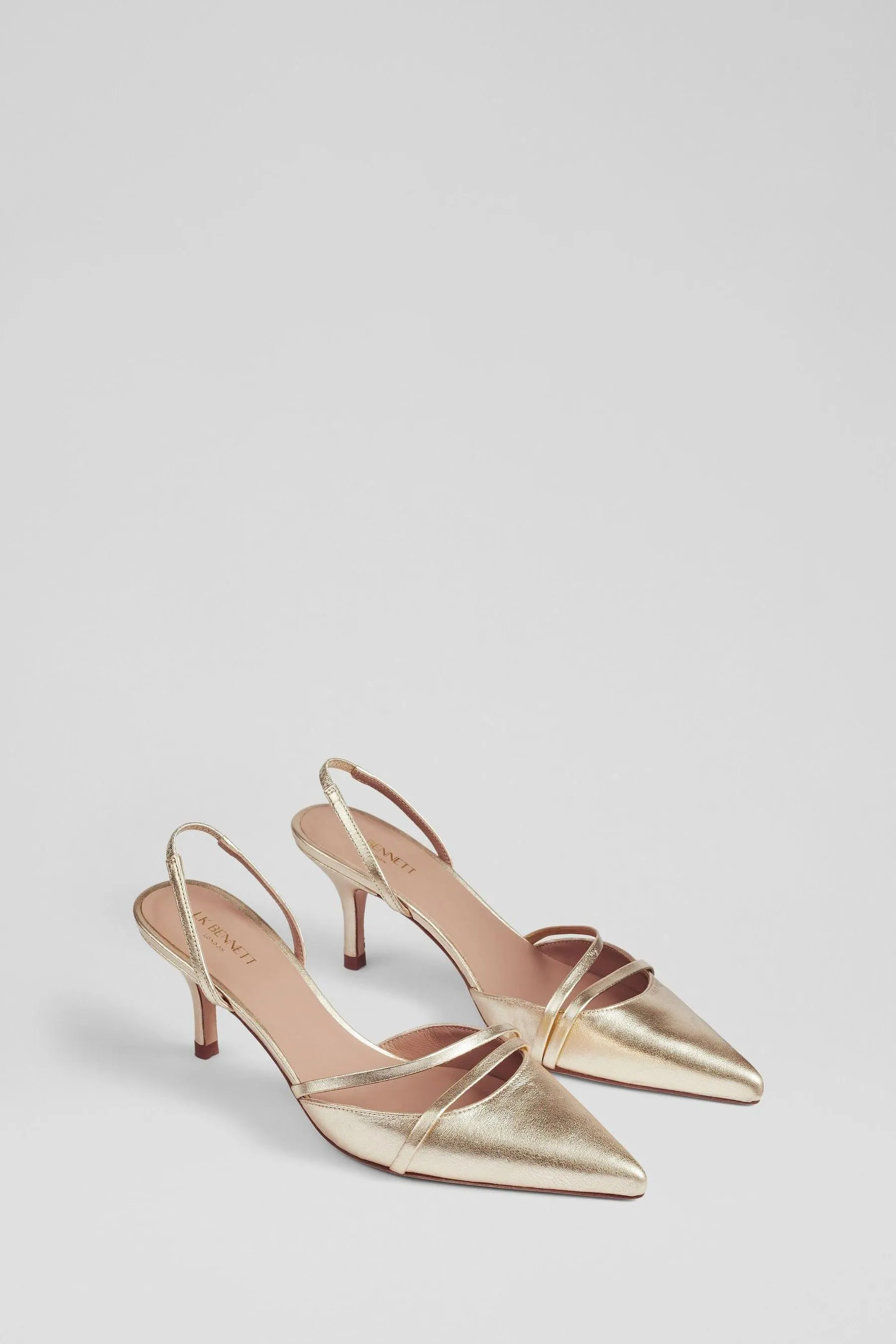 LK Bennett Madely Scarpe Gattino Doppio Cinturino    