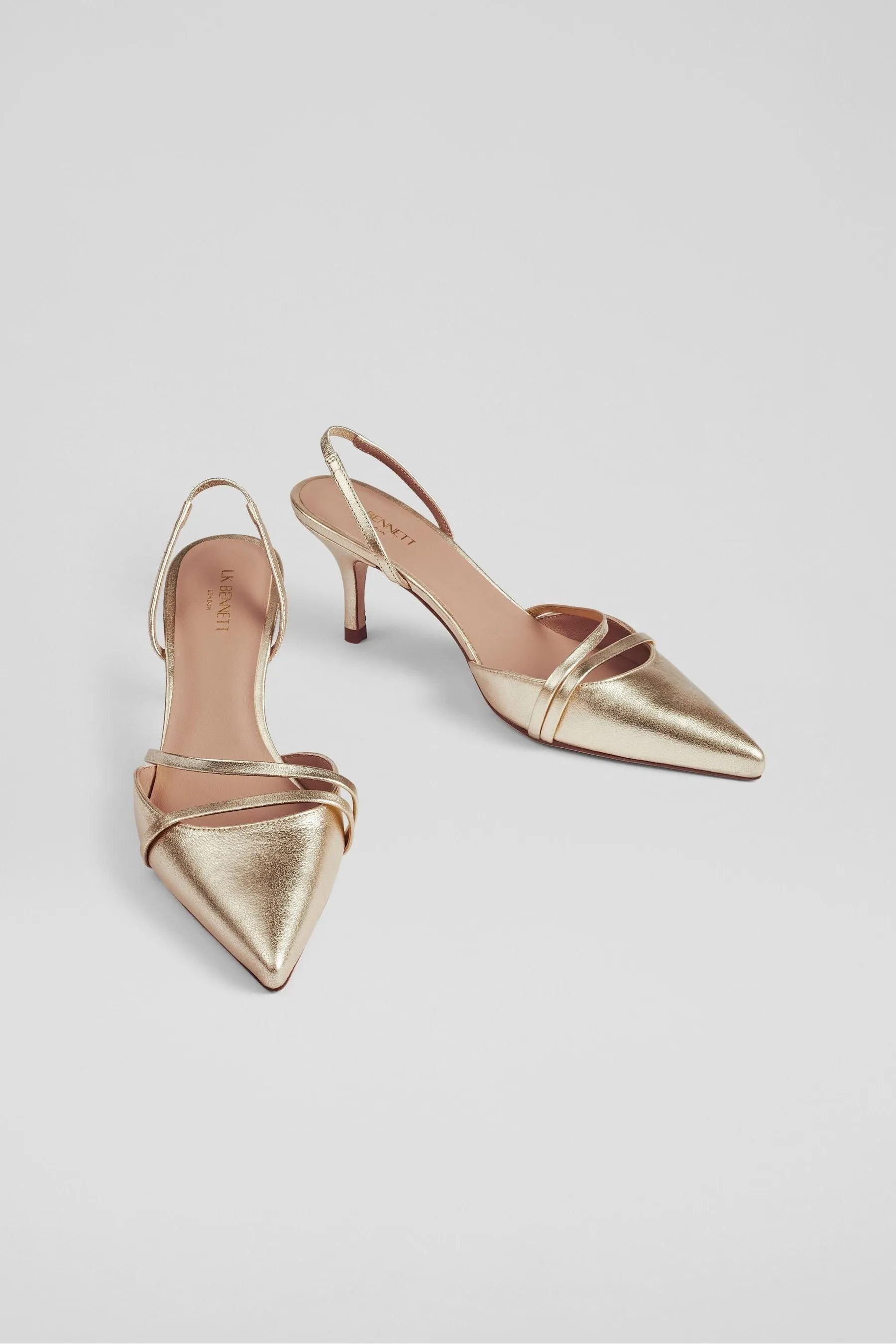 LK Bennett Madely Scarpe Gattino Doppio Cinturino    