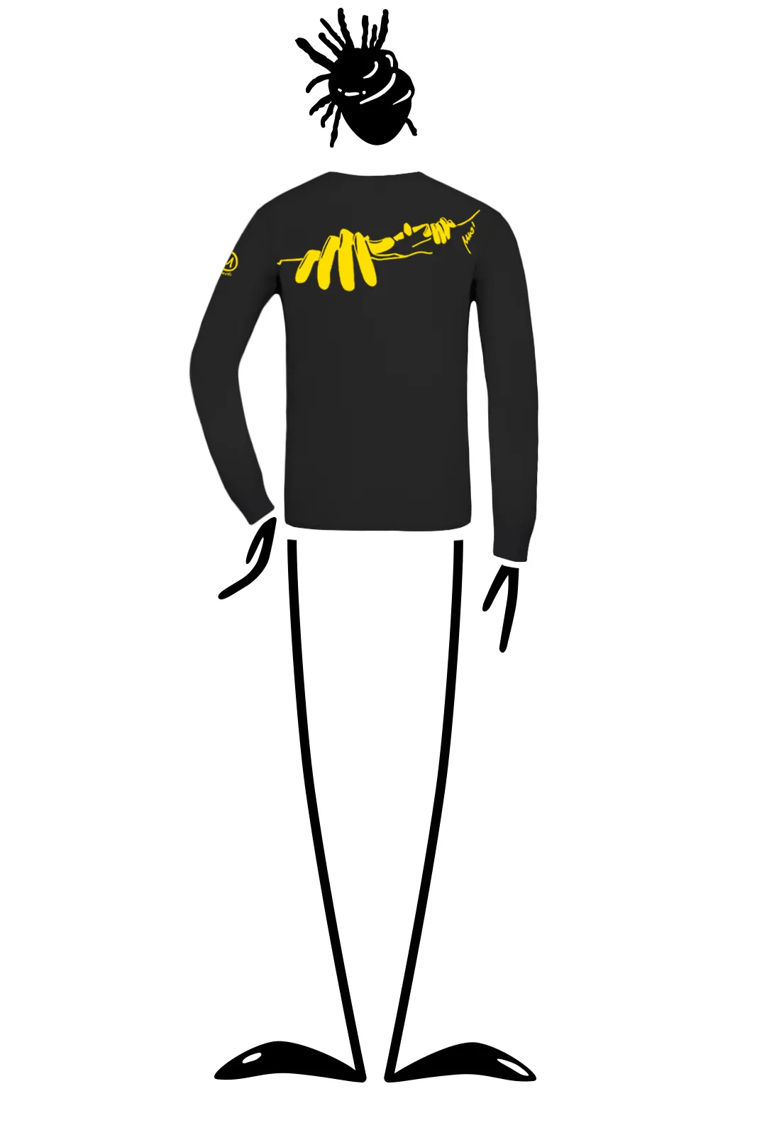 --Long sleeved t-shirt men “Manone” JUMA-