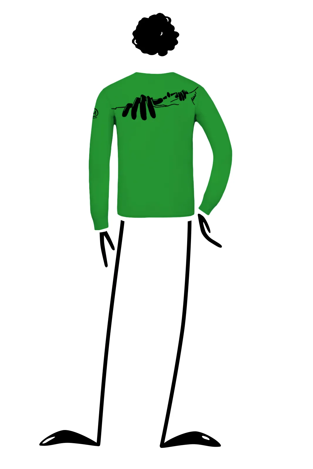--Long sleeved t-shirt men “Manone” JUMA-