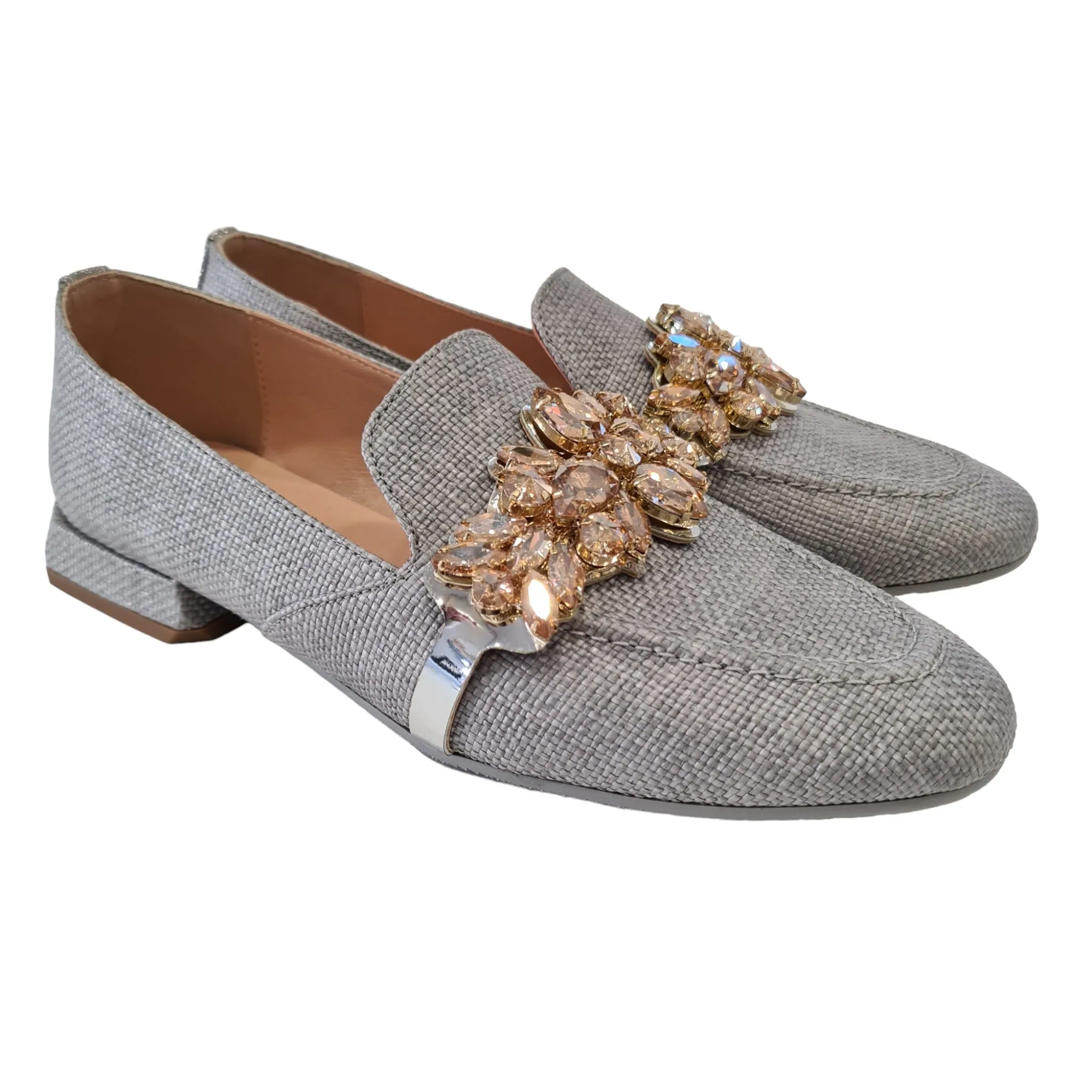 Lorenzo Mari Mocassino Donna Argento rif.794