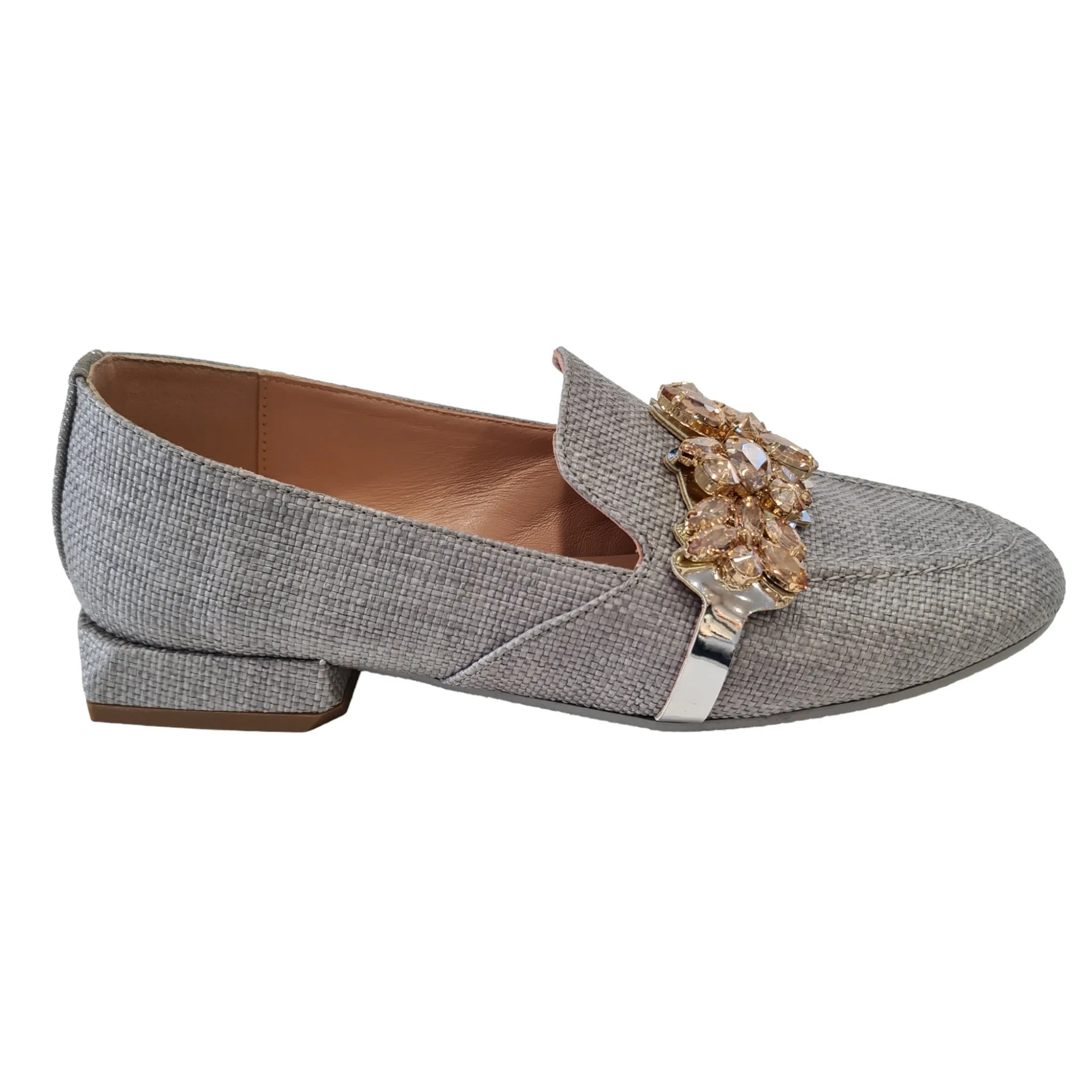 Lorenzo Mari Mocassino Donna Argento rif.794