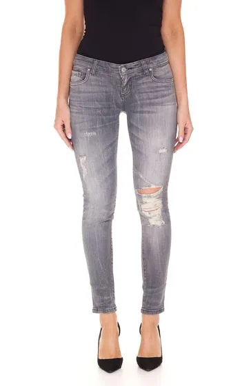 LTB Mina jeans super slim da donna pantaloni denim a vita bassa con lavaggio anthea 50764 14039 51263 nero