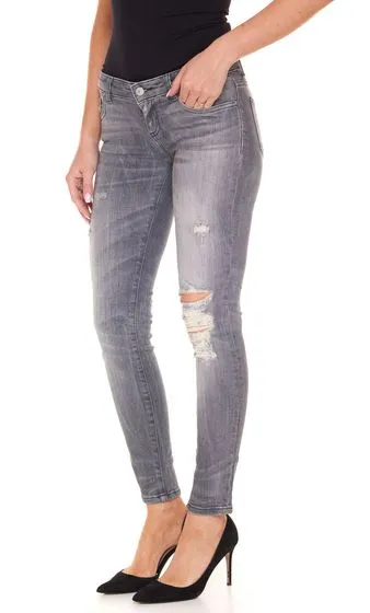 LTB Mina jeans super slim da donna pantaloni denim a vita bassa con lavaggio anthea 50764 14039 51263 nero