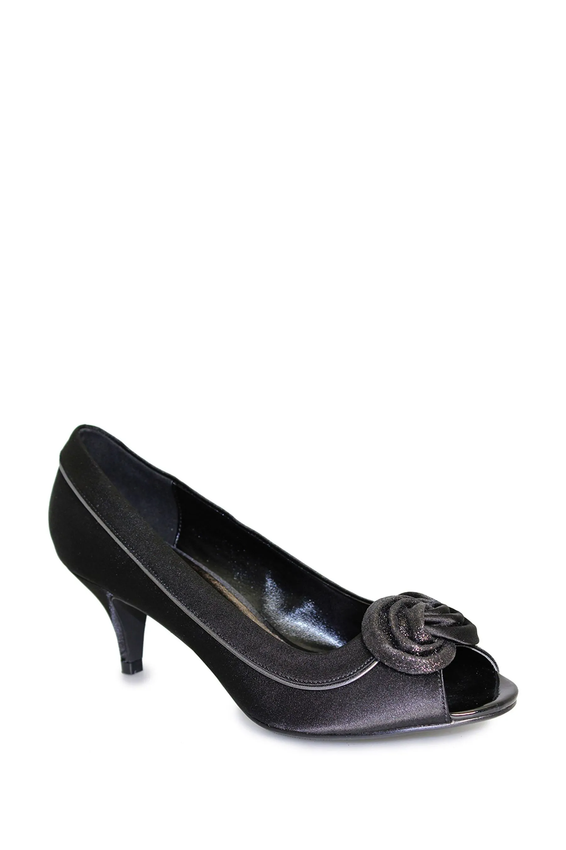 Lunar - Ripley - Scarpe con punta aperta in satin    