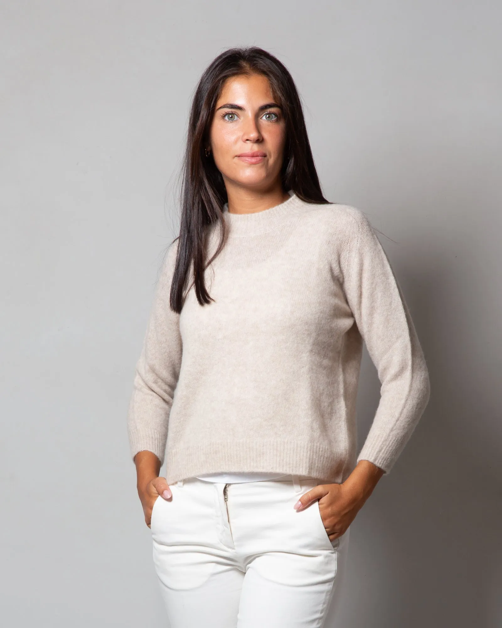 Lupetto in cashmere e seta