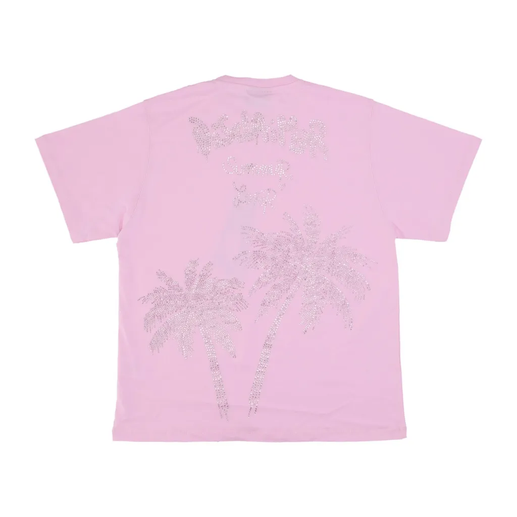 maglietta donna w summer lover strass tee PINK