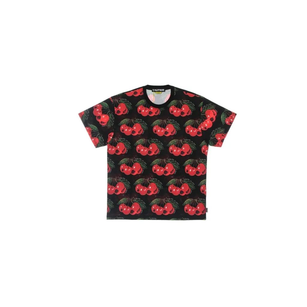 maglietta uomo cherry allover tee BLACK