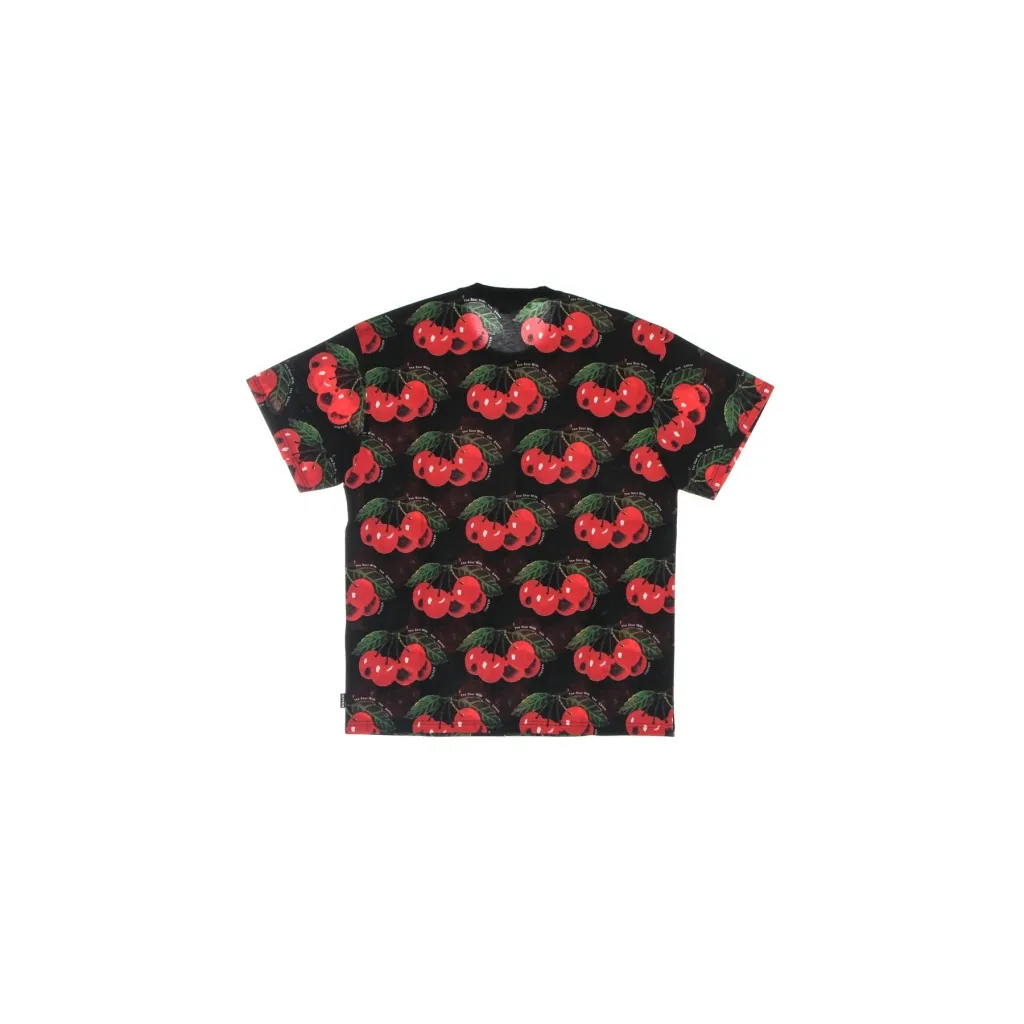 maglietta uomo cherry allover tee BLACK