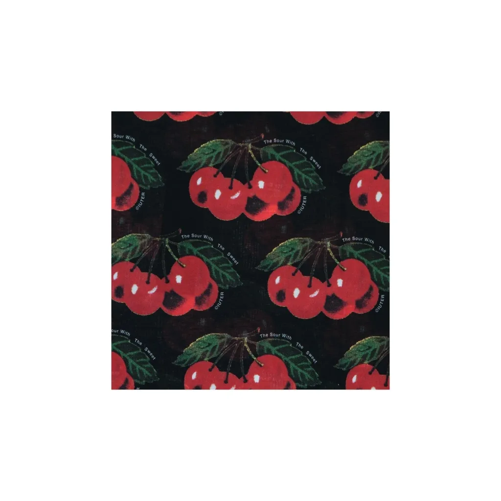 maglietta uomo cherry allover tee BLACK