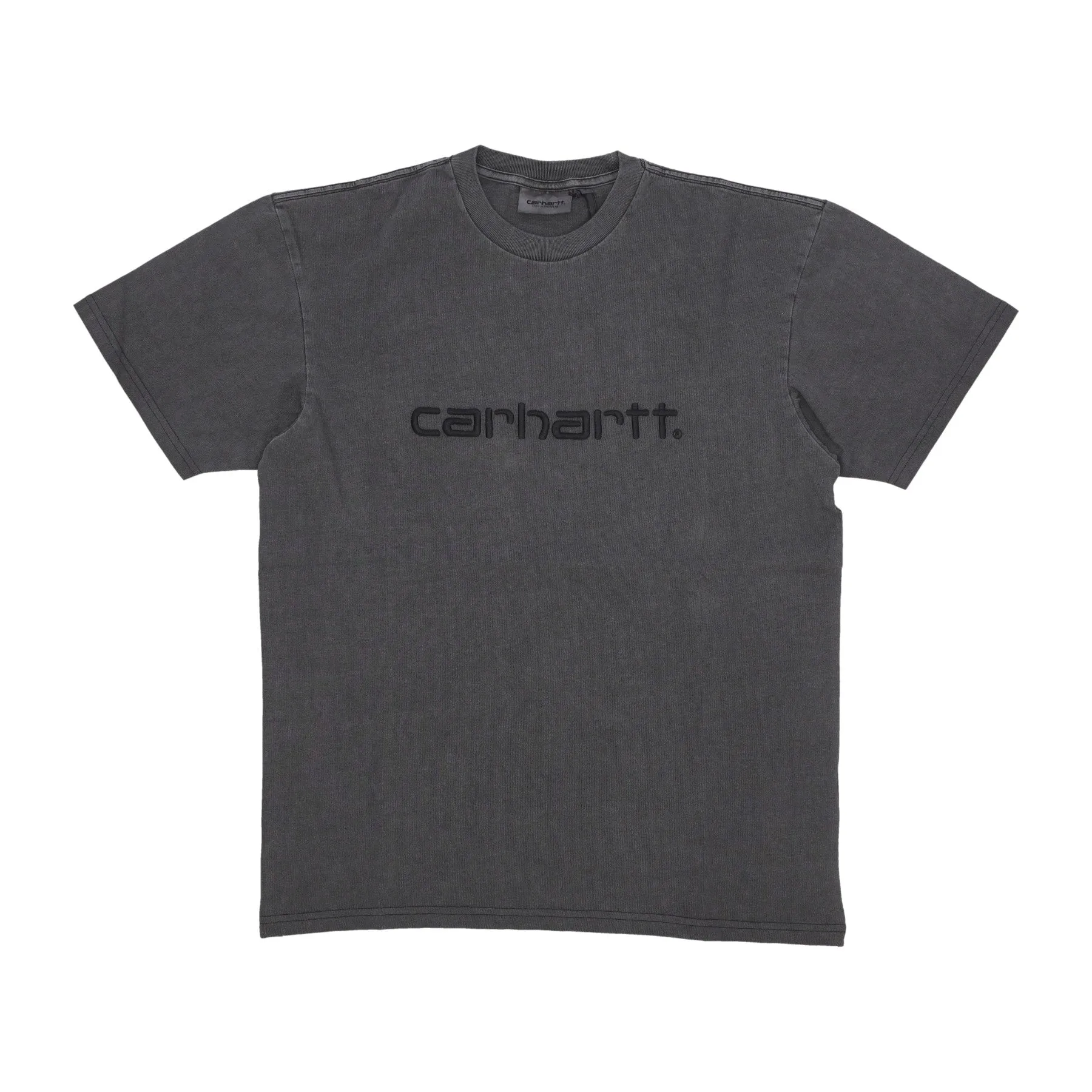 Maglietta Uomo Duster Tee Black Garment Dyed