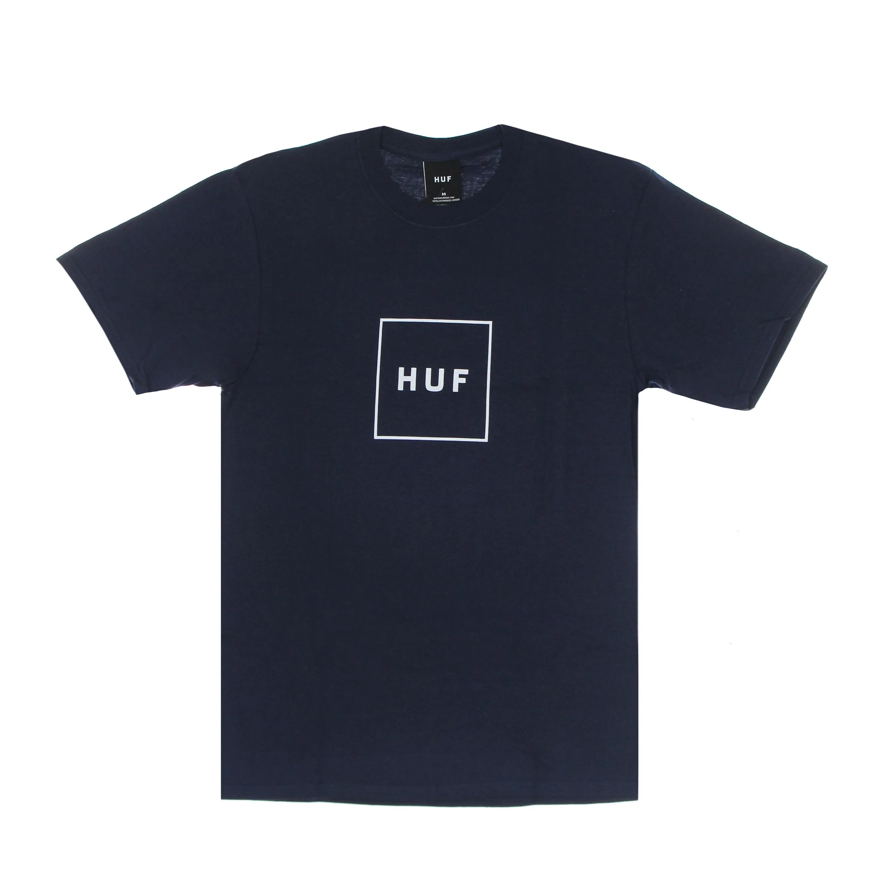 Maglietta Uomo Essentials Box Logo Navy