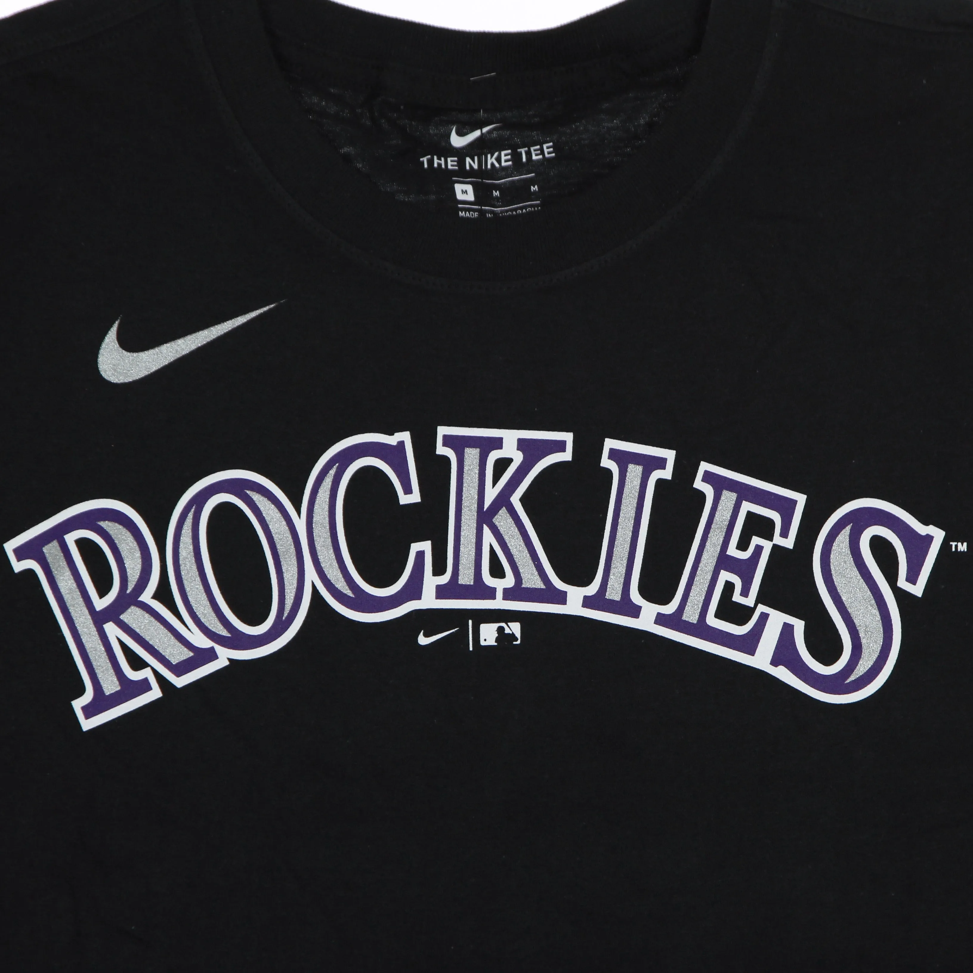 Maglietta Uomo Mlb Wordmark Tee Colroc Black