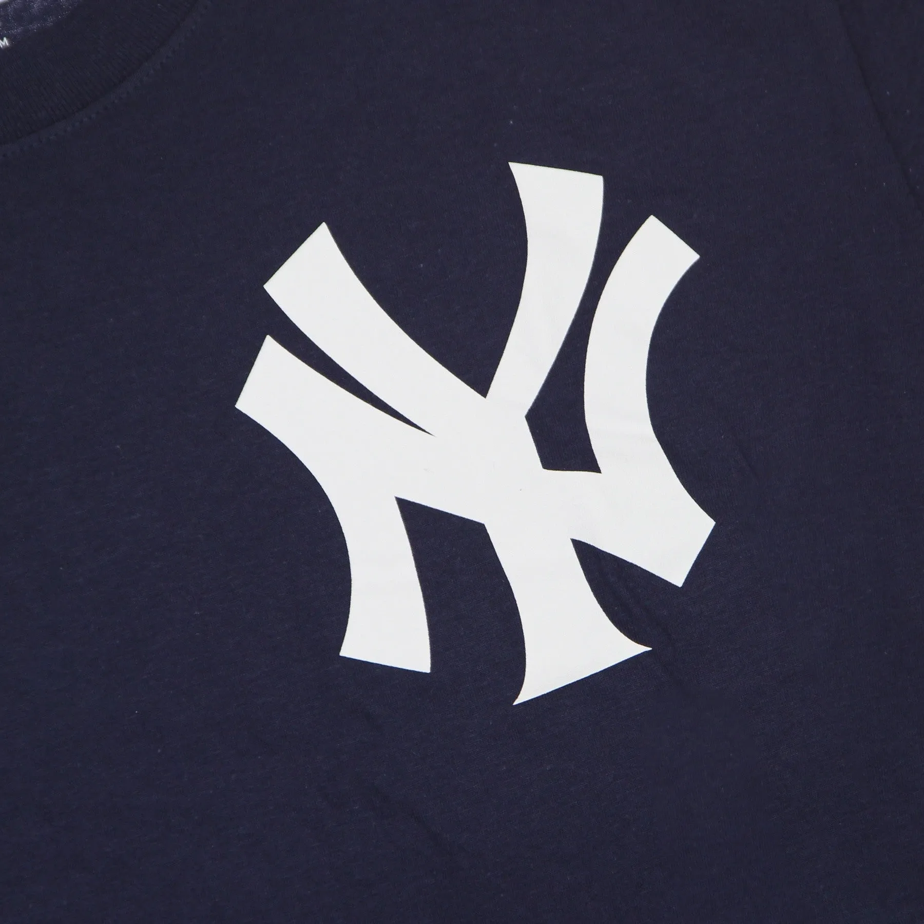 Maglietta Uomo Mlb Wordmark Tee Neyyan Midnight Navy