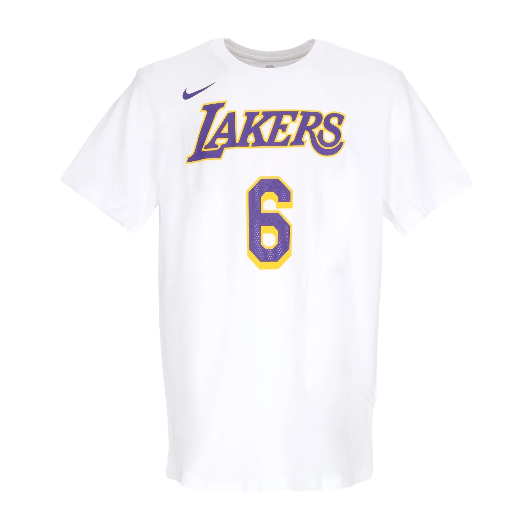 Maglietta Uomo Nba Essential Tee No 6 Lebron James Loslak White