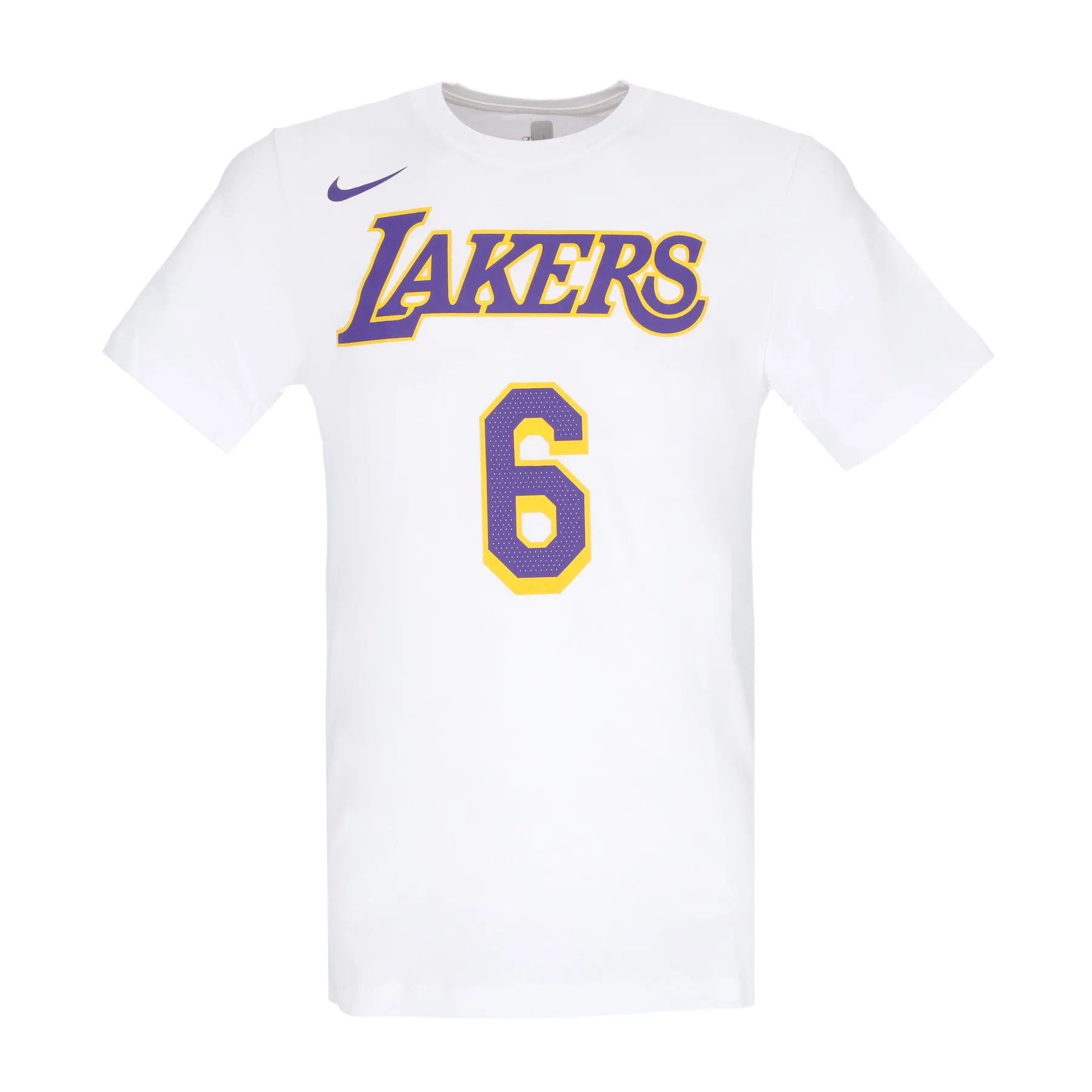 Maglietta Uomo Nba Essential Tee No 6 Lebron James Loslak White