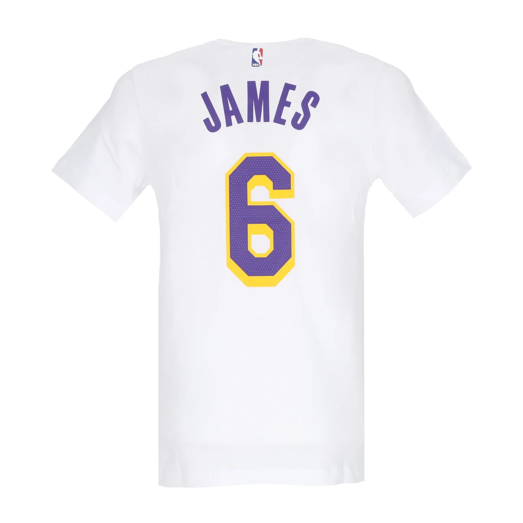 Maglietta Uomo Nba Essential Tee No 6 Lebron James Loslak White