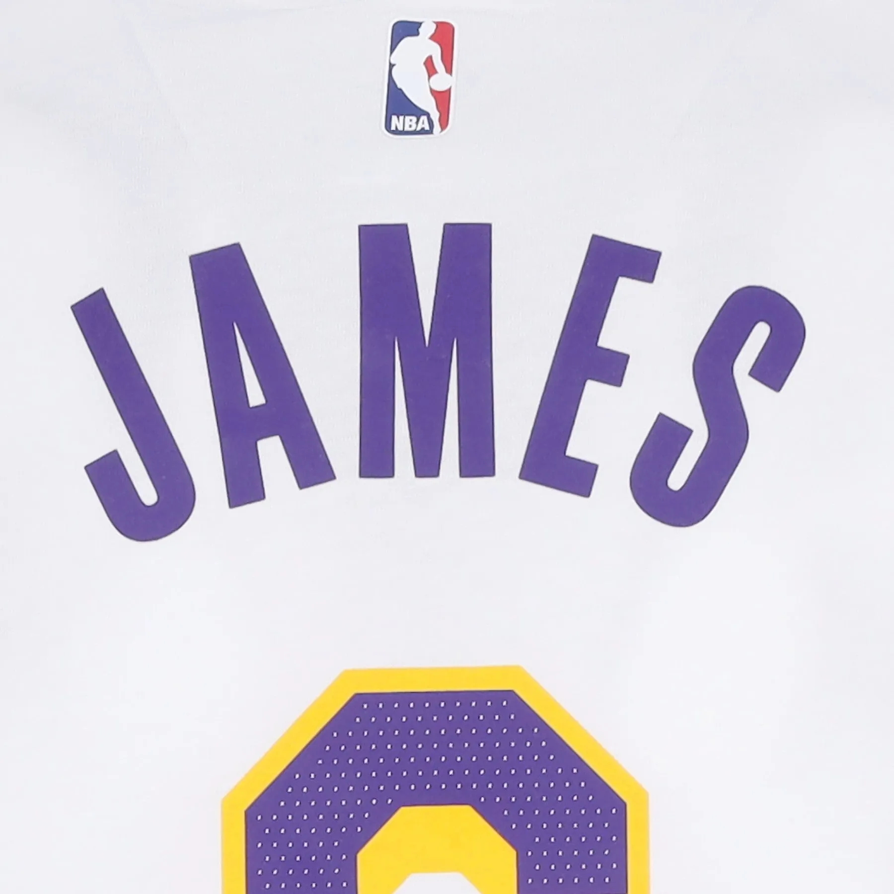 Maglietta Uomo Nba Essential Tee No 6 Lebron James Loslak White