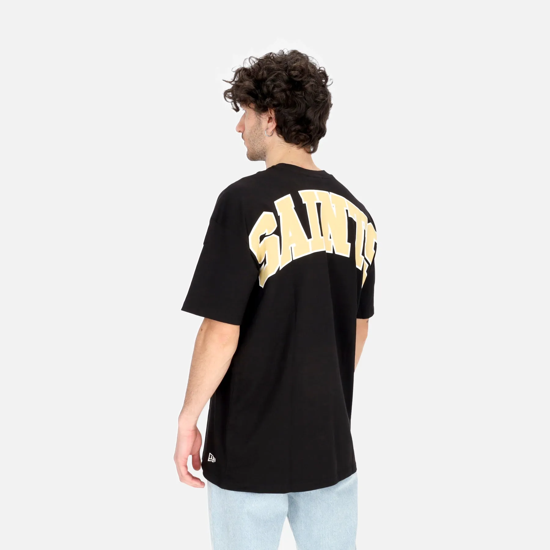 Maglietta Uomo Nfl Drop Shoulder Oversize Tee Neosai Black/vice Cream
