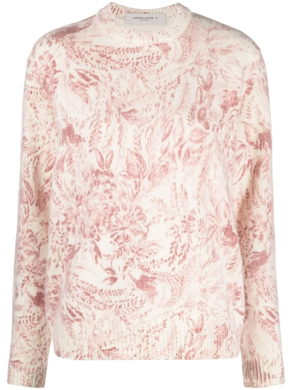 Maglione a girocollo multicolore - donna