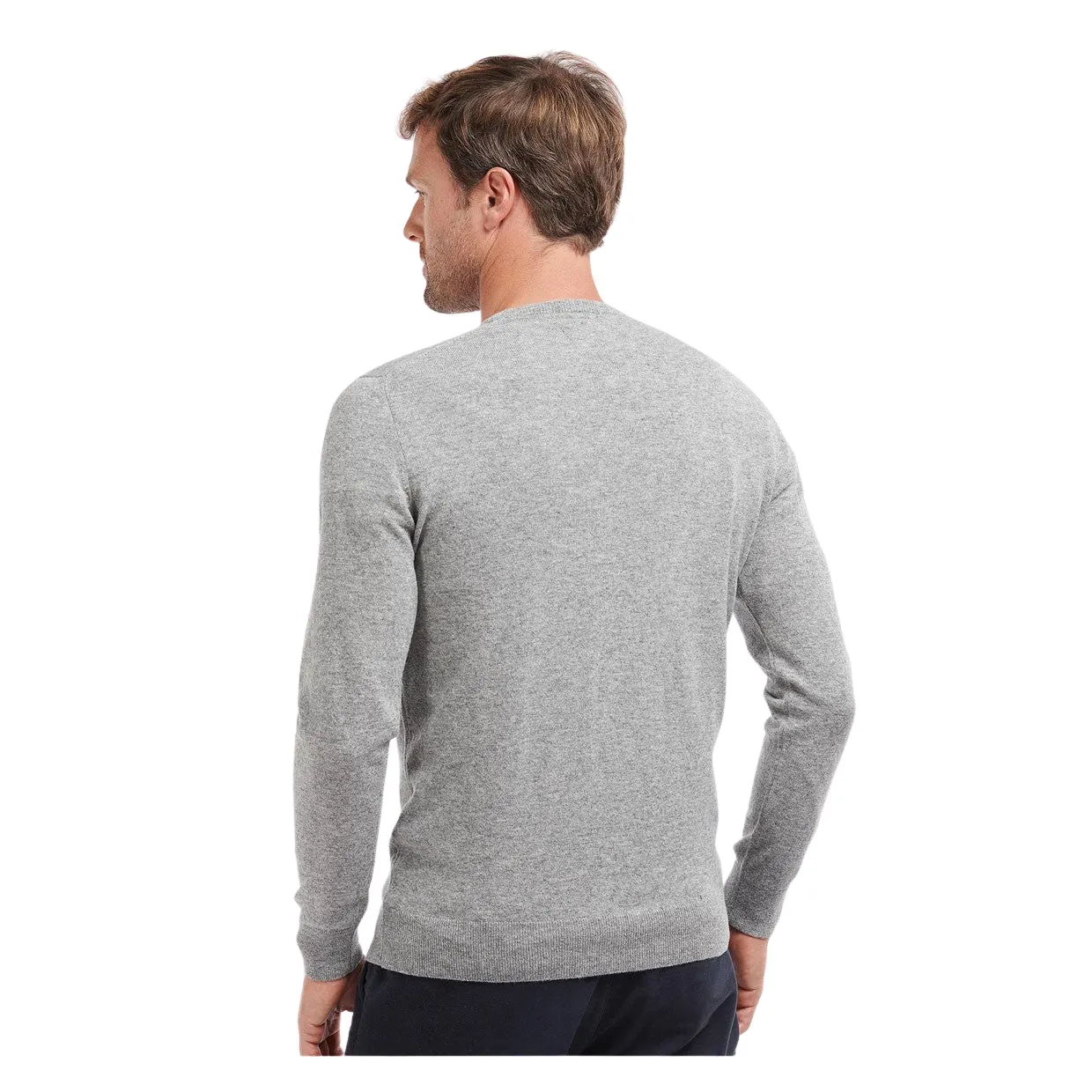 Maglione Barbour Essential Grigio Melange