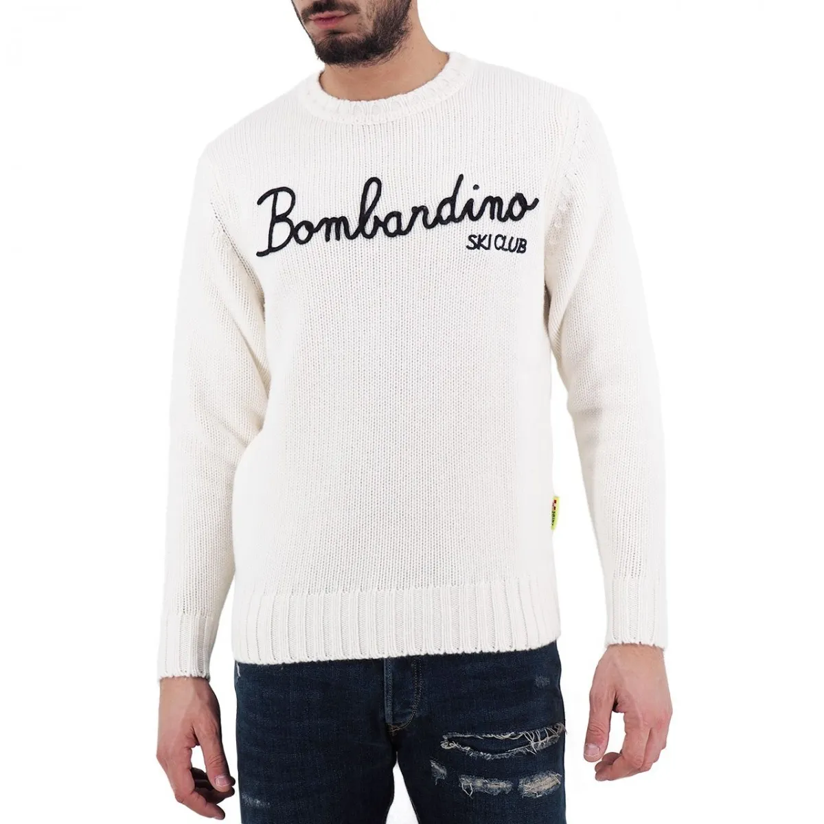 Maglione Bombardino Ski Club, Bianco