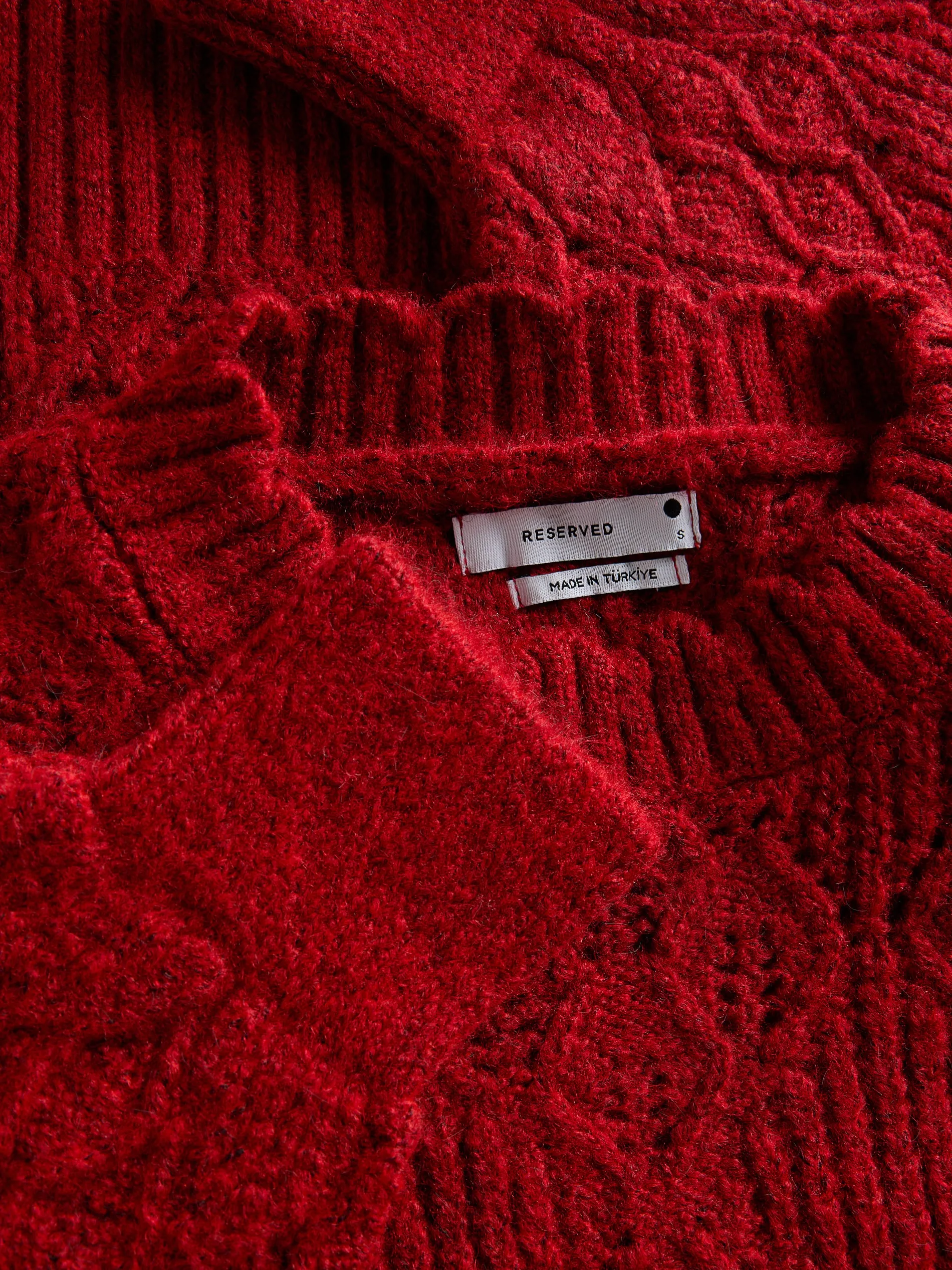 Maglione con motivo traforato