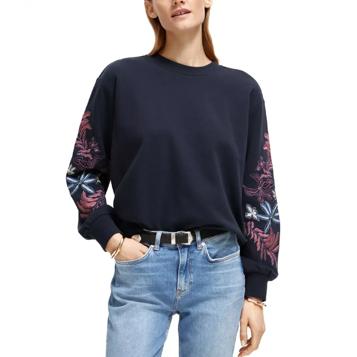 Maglione Con Ricamo Strange Nights