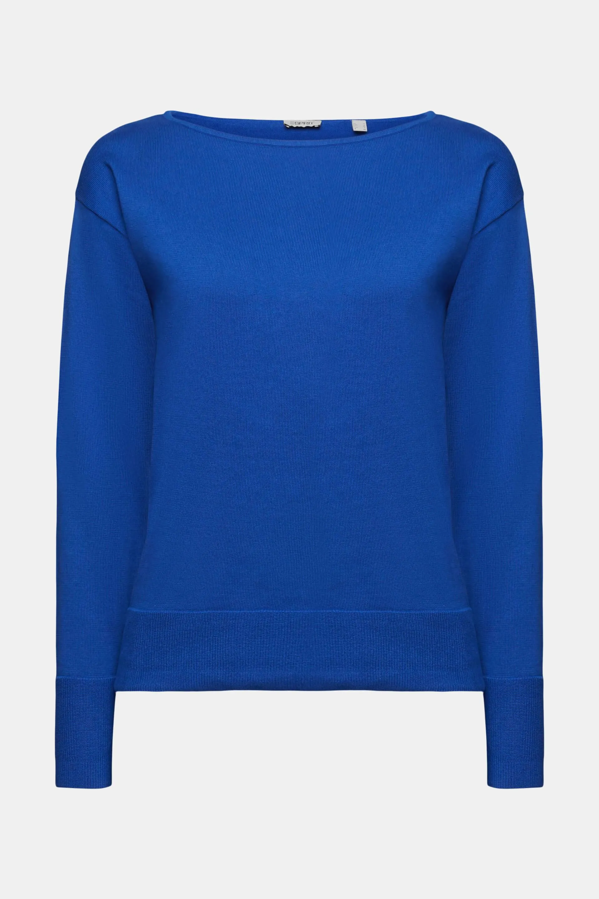 Maglione con scollo a barca