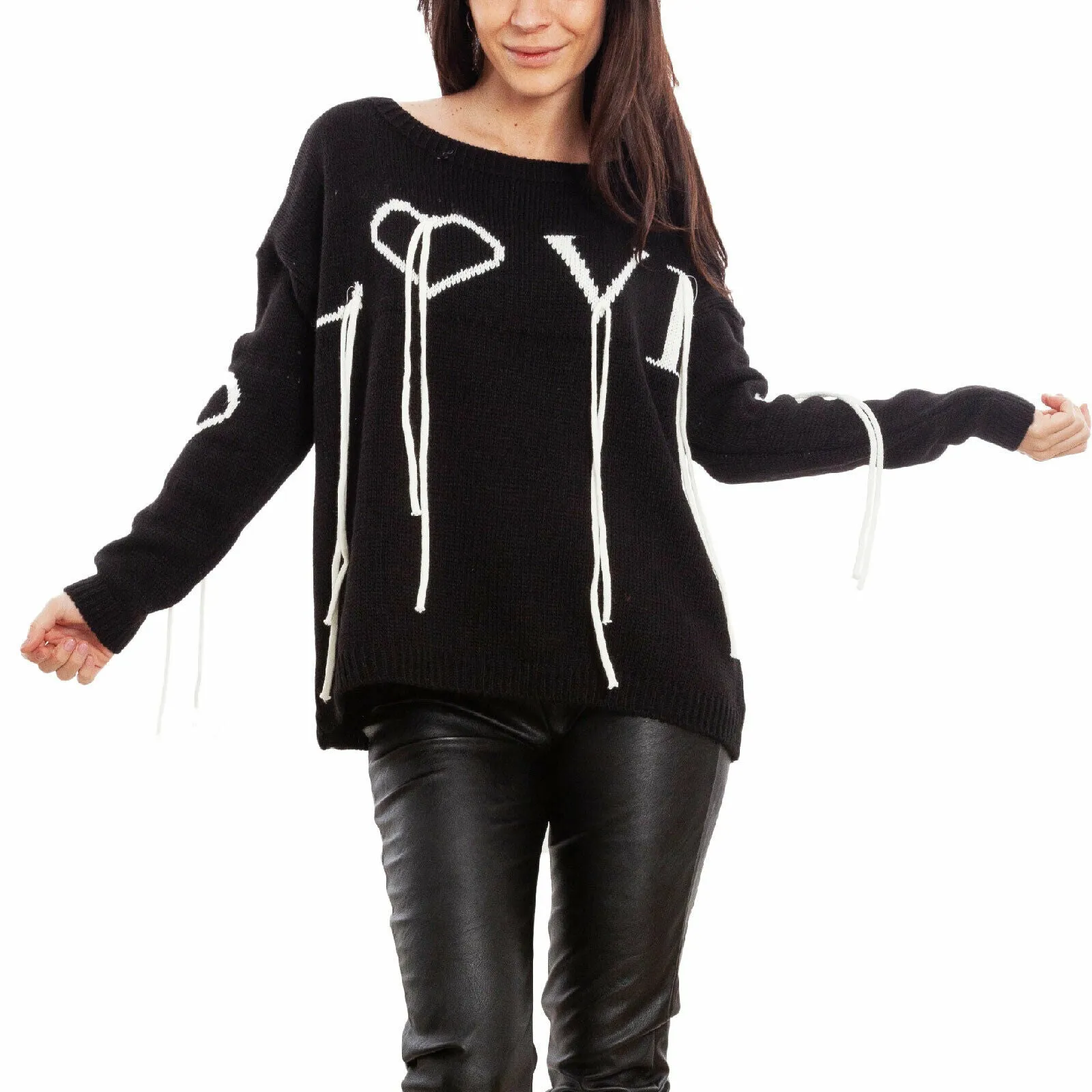 Maglione donna pullover LOVE VB-3290