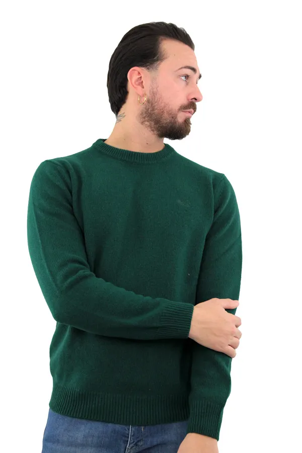MAGLIONE GIROCOLLO ANDREA VERDE 