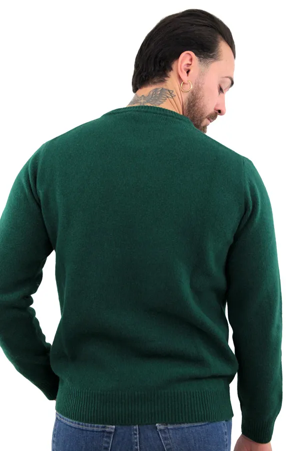 MAGLIONE GIROCOLLO ANDREA VERDE 