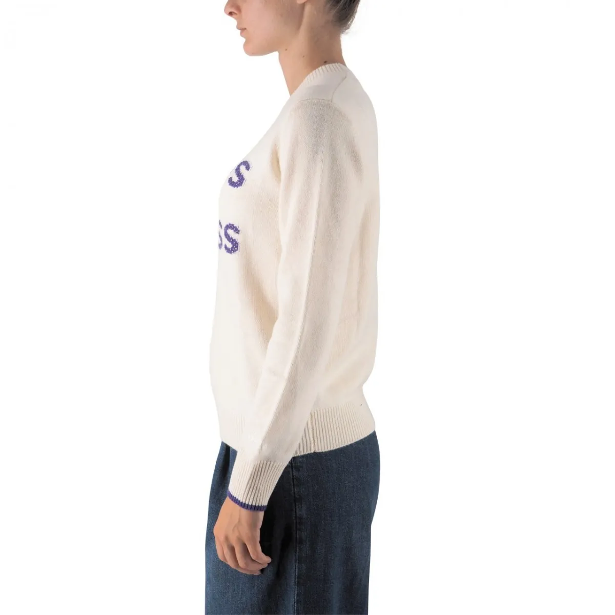Maglione Girocollo Strass & Skipass