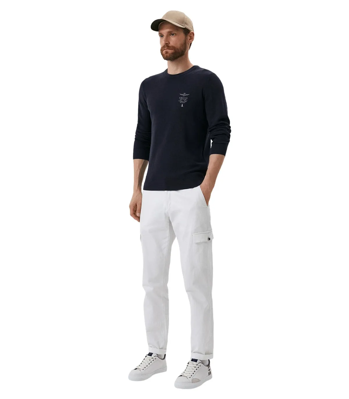 Maglione girocollo Uomo Aeronautica Militare