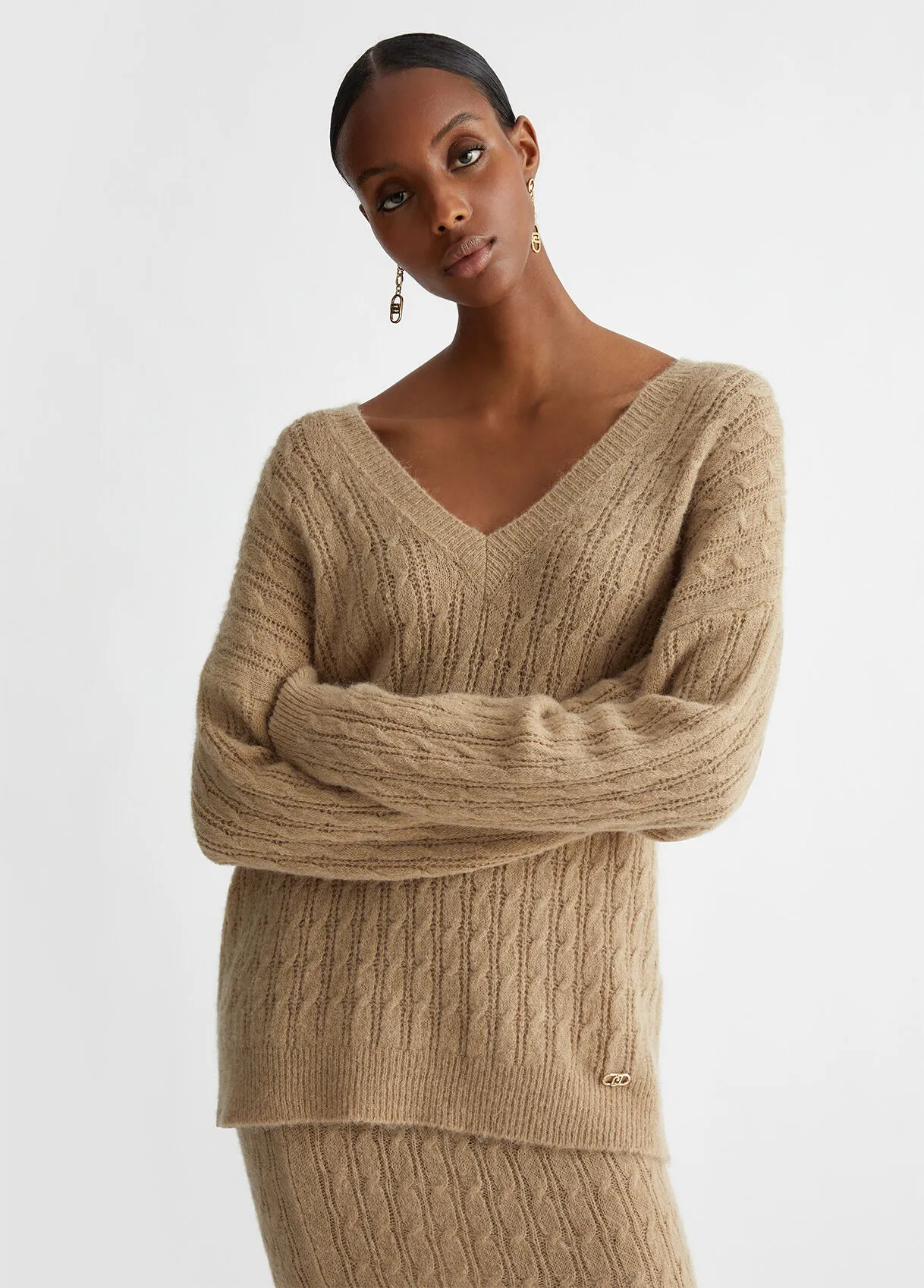 Maglione in misto alpaca