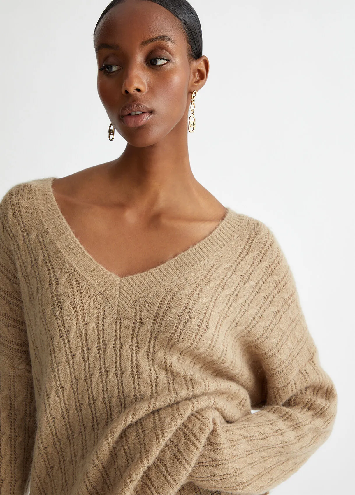 Maglione in misto alpaca