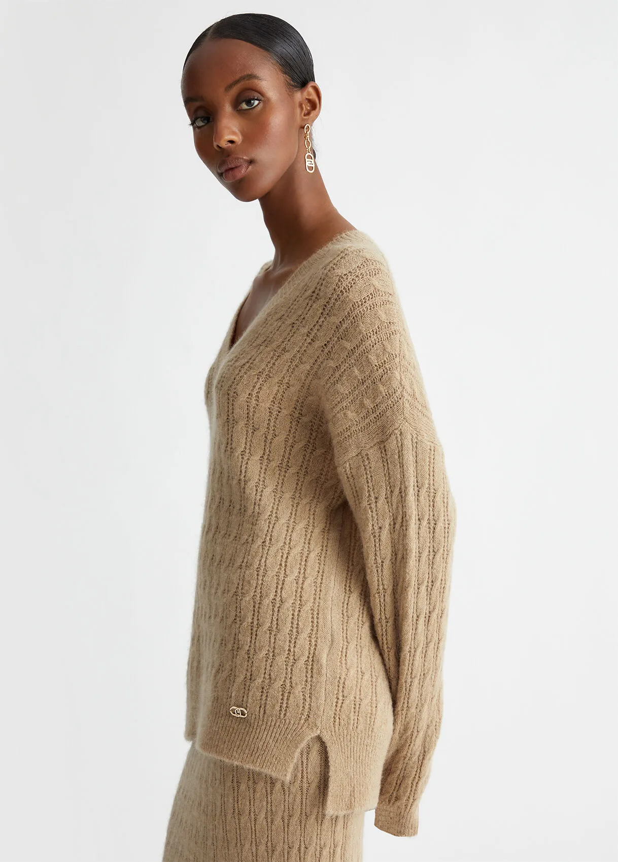 Maglione in misto alpaca