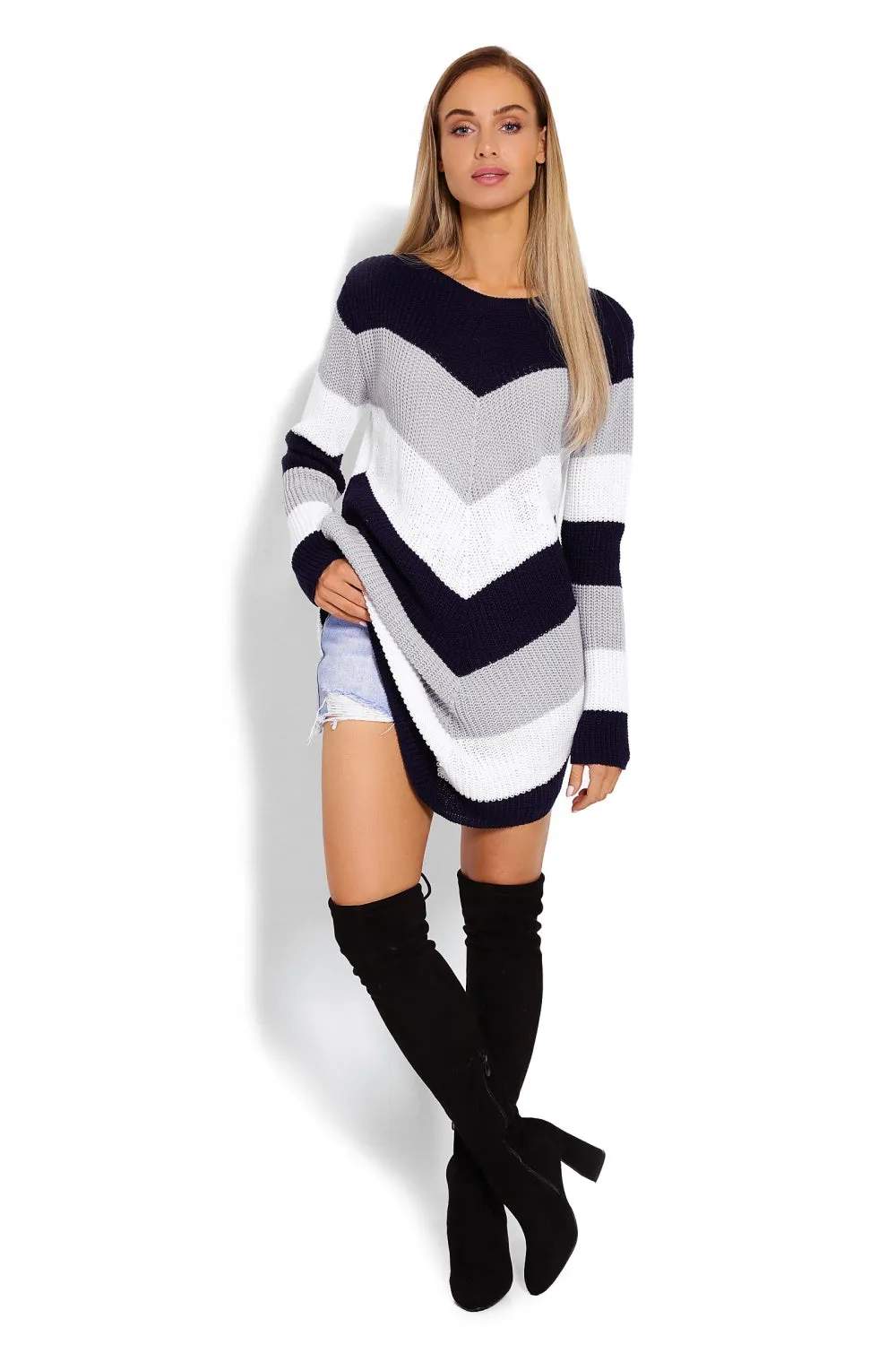 Maglione lungo model 122915 PeeKaBoo