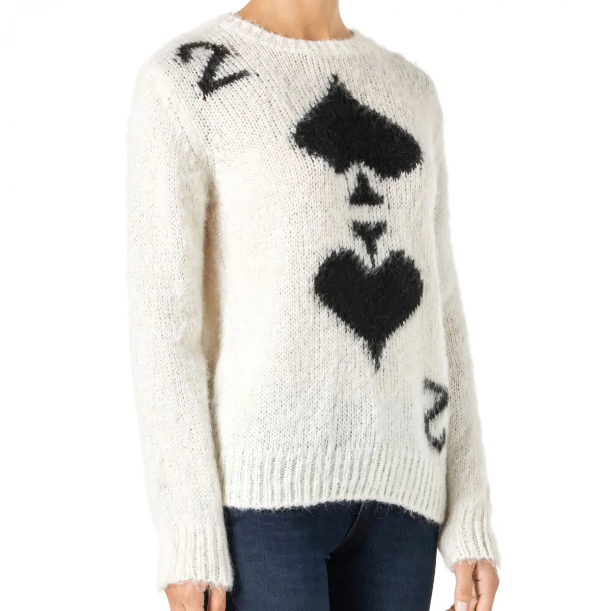 Maglione Queen Soft 2 Picche