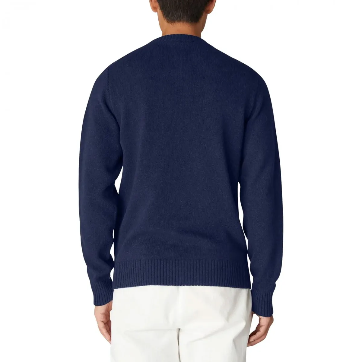Maglione Sebastien Lambswool Blue Depht