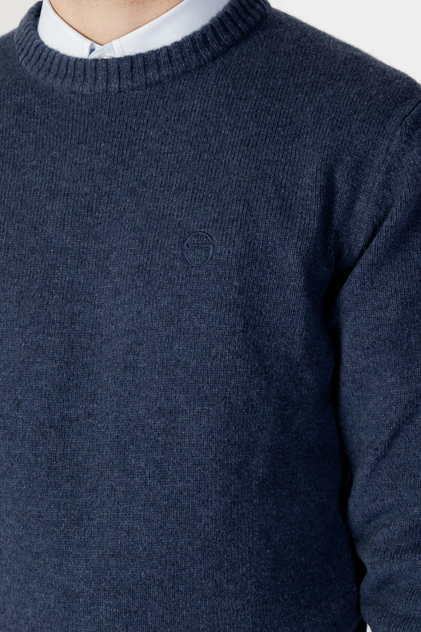Maglione SERGIO TACCHINI girocollo 70w 30a Blu Chiaro