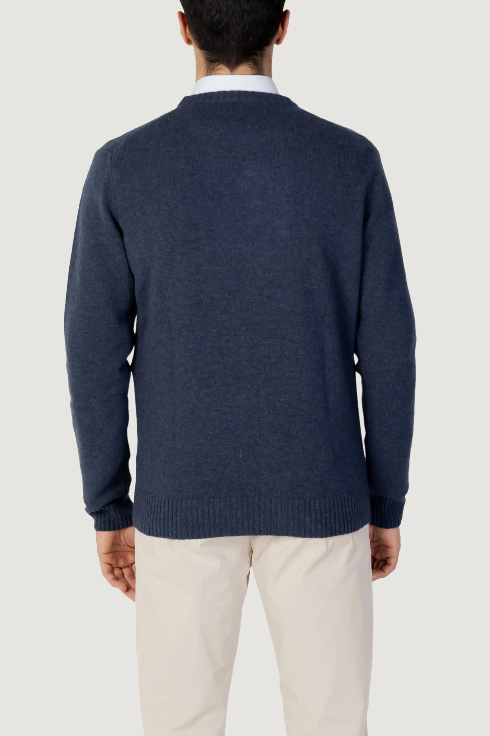 Maglione SERGIO TACCHINI girocollo 70w 30a Blu Chiaro