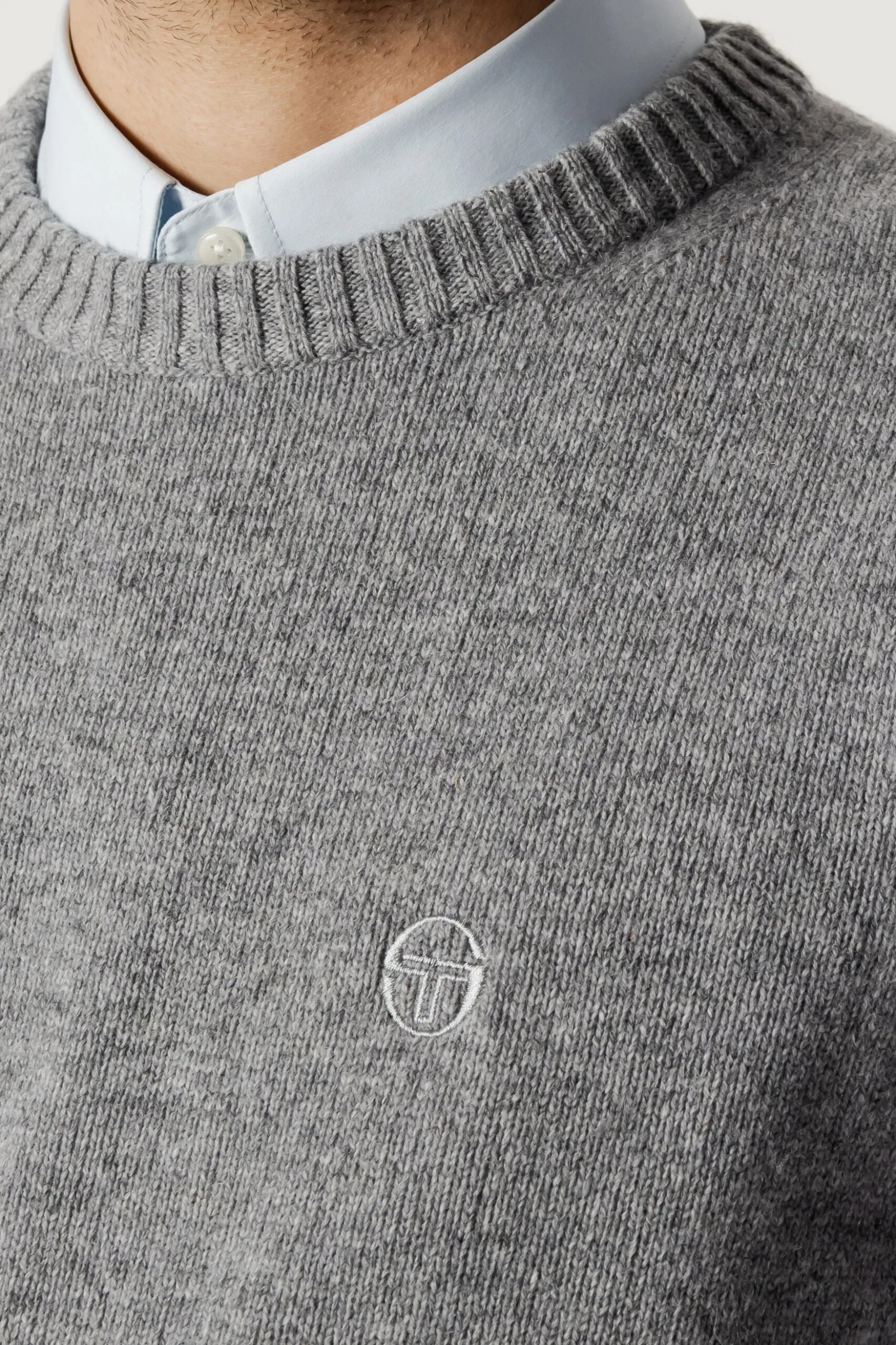 Maglione SERGIO TACCHINI girocollo 70w 30a Grigio
