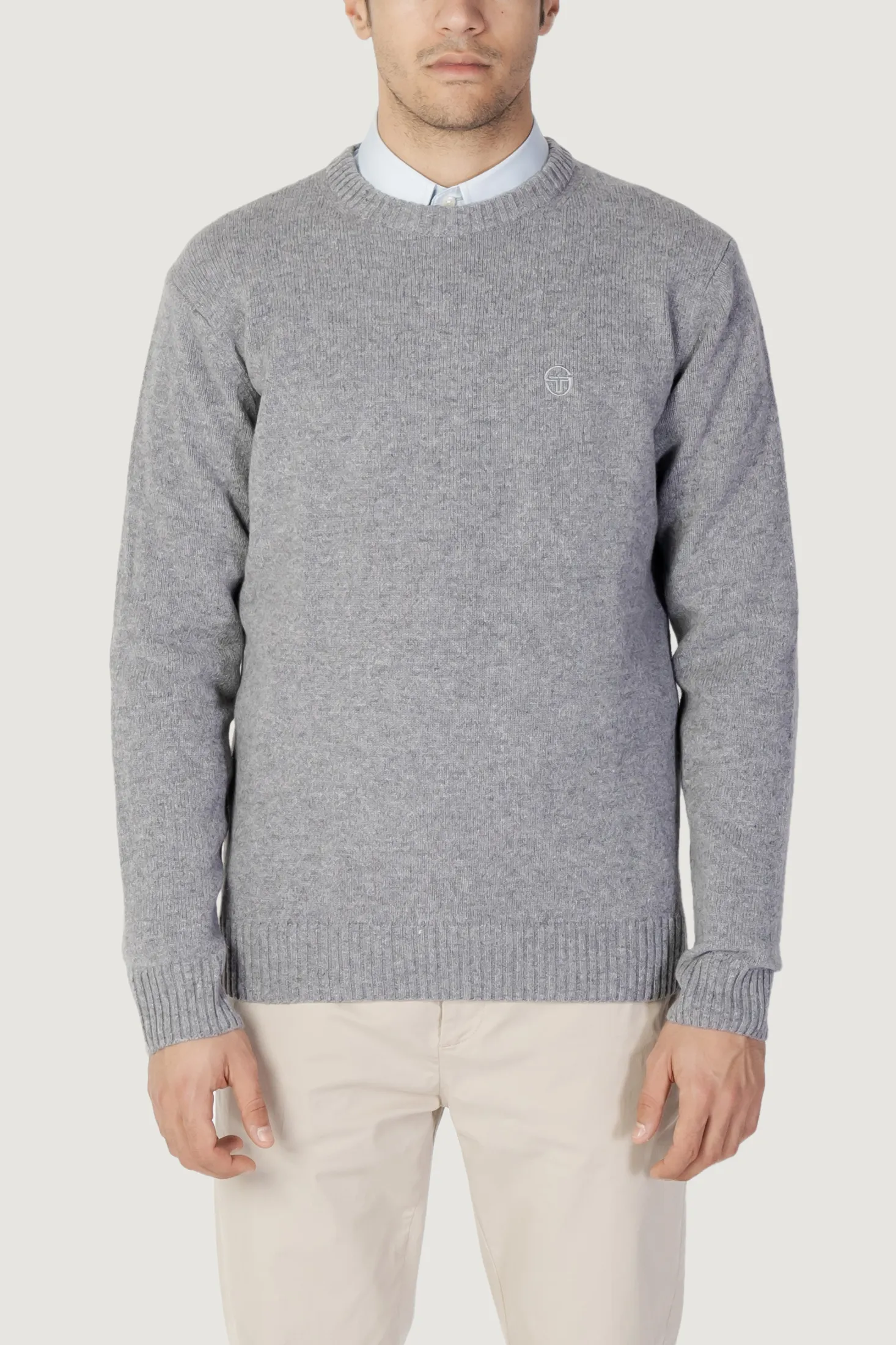 Maglione SERGIO TACCHINI girocollo 70w 30a Grigio